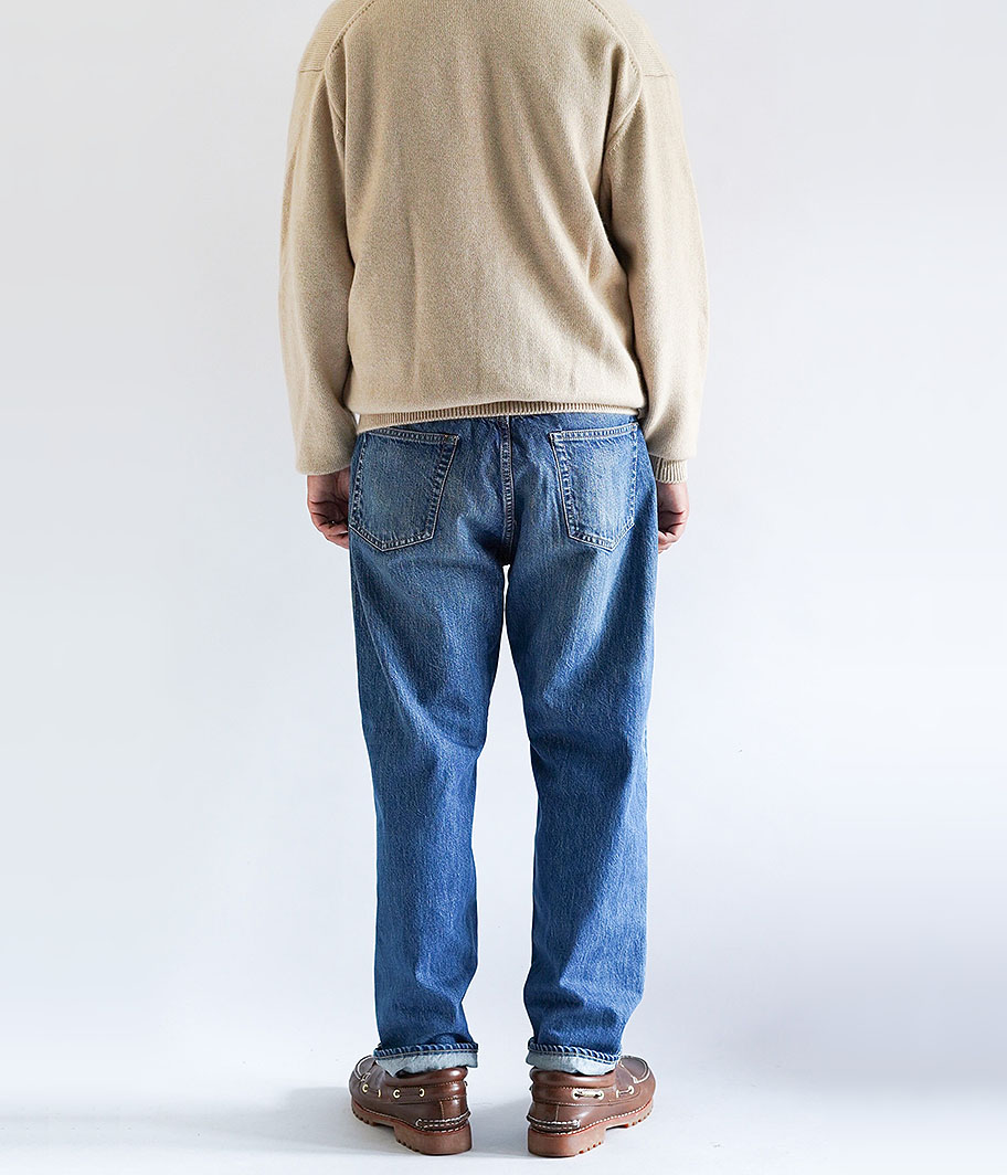 A.PRESSE Washed Denim Pants E [INDIGO] - Fresh Service NECESSARY