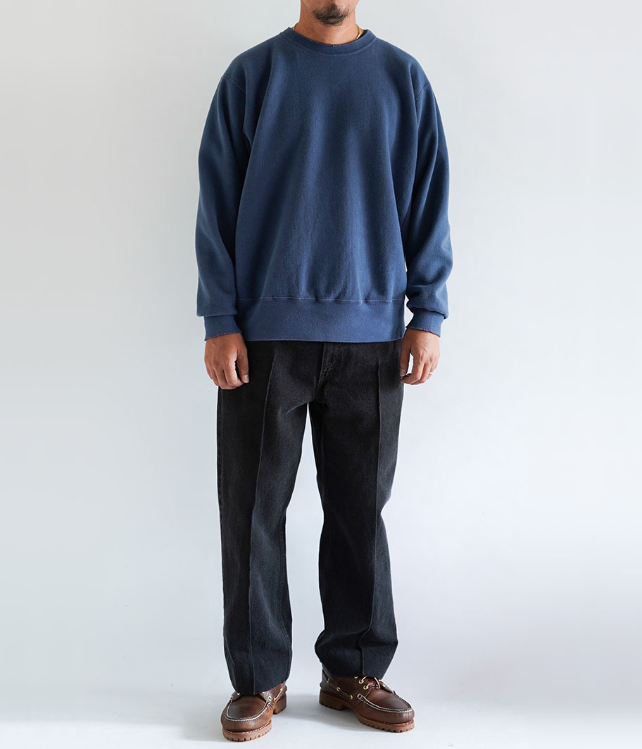 A.PRESSE Vintage Sweatshirt [BLUE] - Fresh Service NECESSARY or