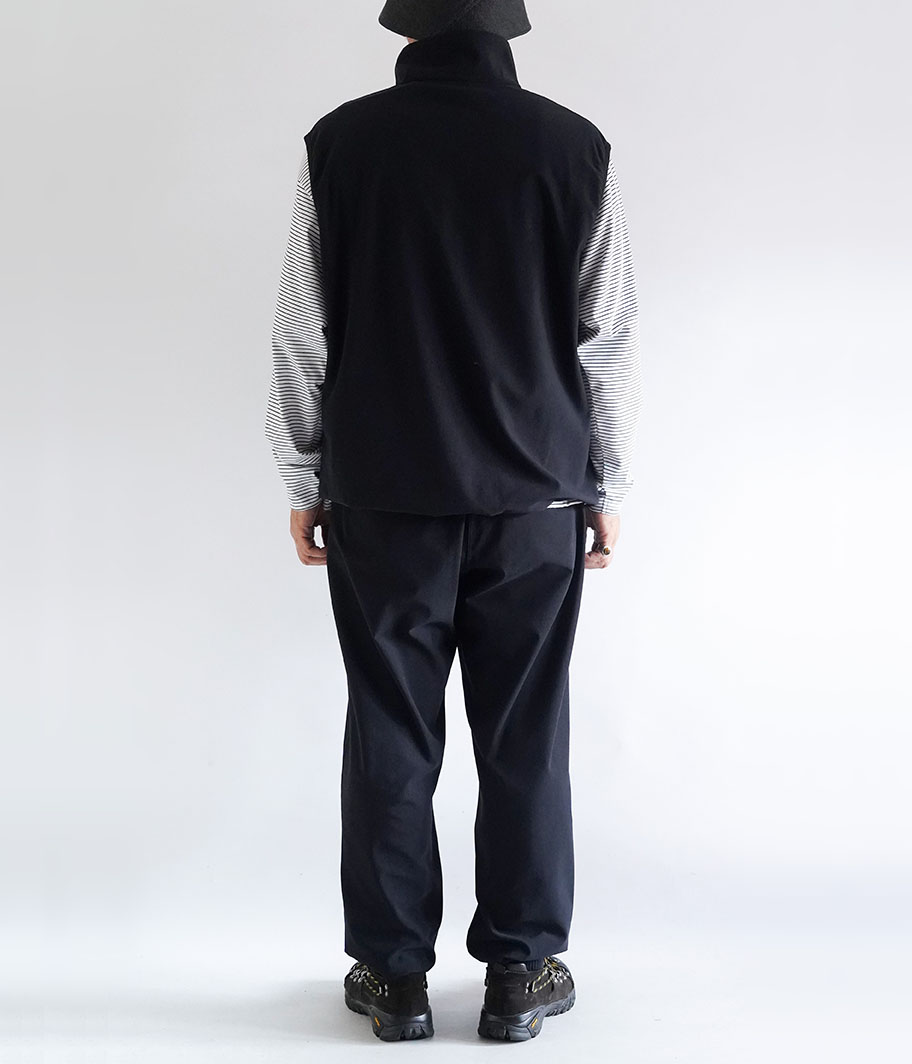 DAIWA PIER39 TECH FLEX JERSEY STAND COLLAR VEST[BLACK] - Fresh