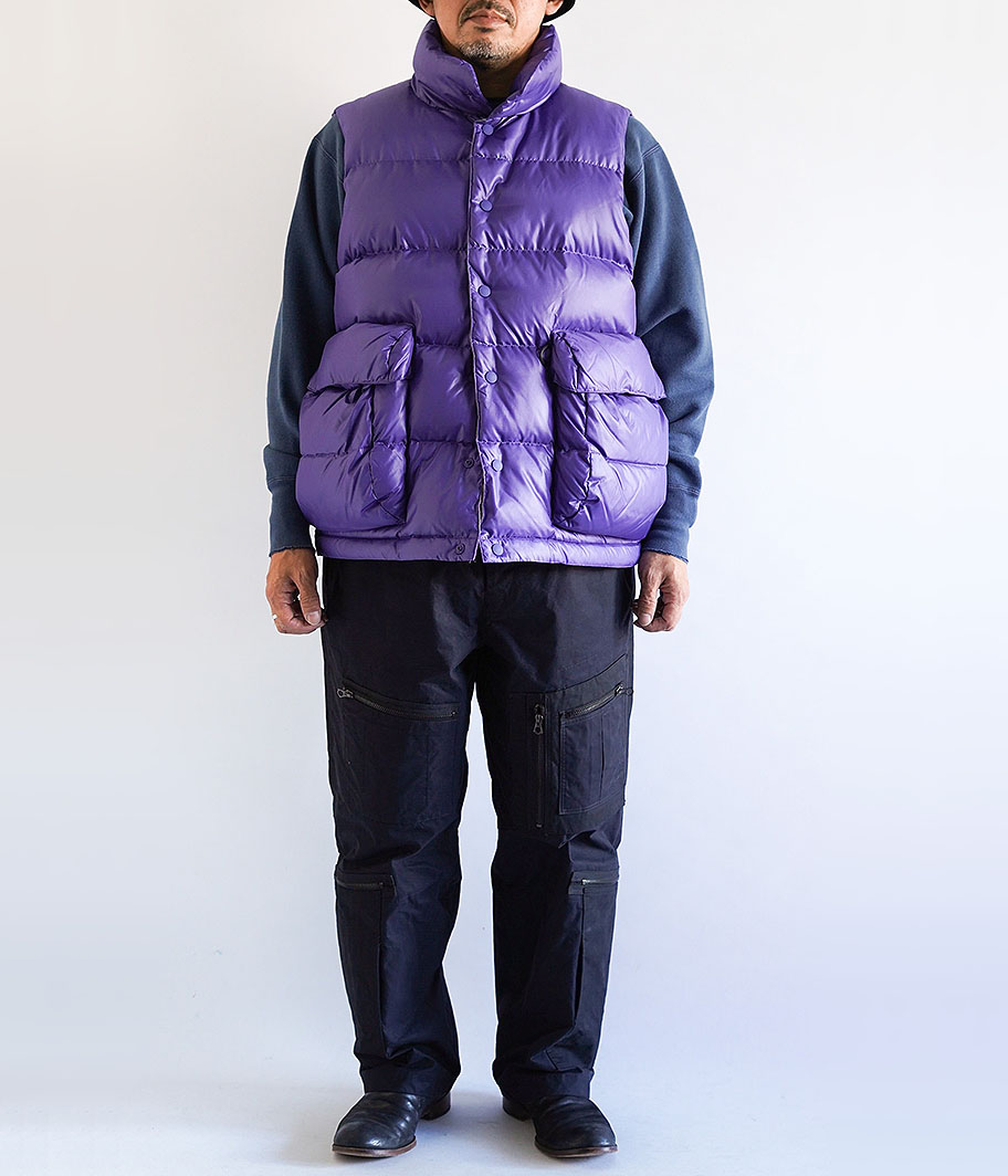 DAIWA PIER 39 TECH BACK PACKER DOWN VEST [PURPLE] - Fresh Service