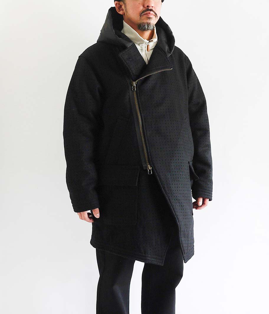 rdv o globe COMBAT COAT [BLACK×BLACK] - Fresh Service NECESSARY or