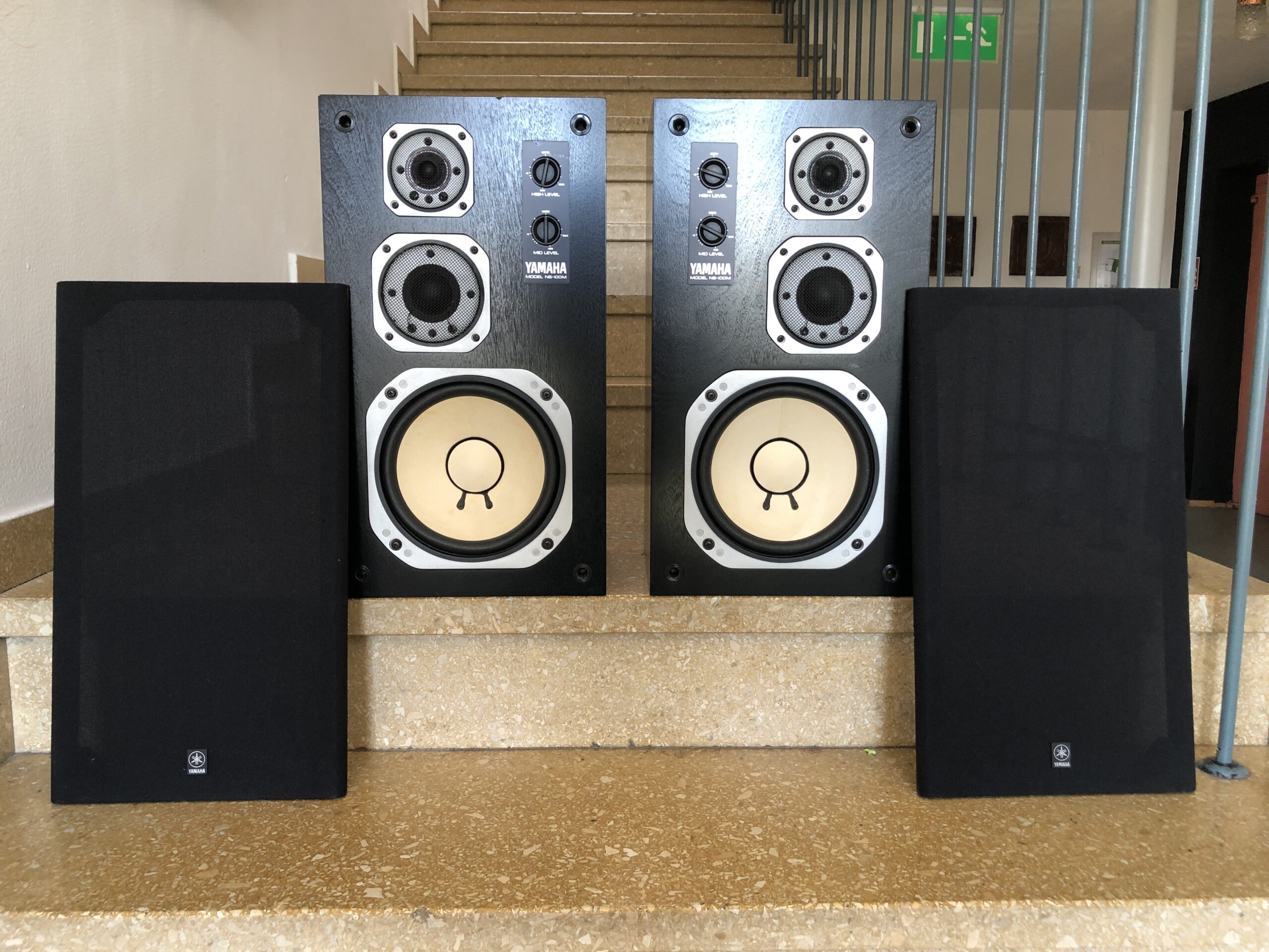 YAMAHA NS-100M 3ウェイスピーカーペア ジャンク YAMAHA NS-100M 3