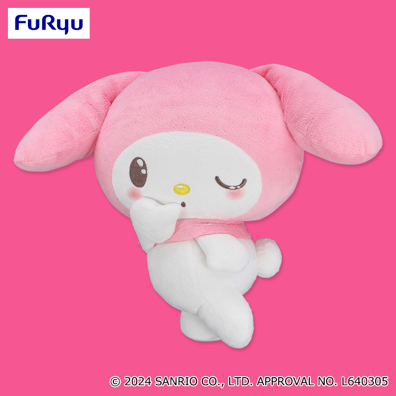 プライズ情報】マイメロディふりむきヒミツBIGぬいぐるみ～マイ