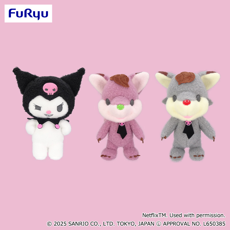 プライズ情報】Netflixシリーズ「My Melody & Kuromi」ぬいぐるみ