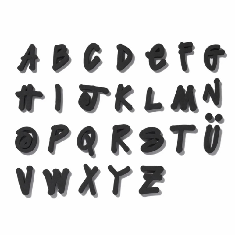 STUSSY//ALPHABET MAGNET SET BLACK – RAPTURE (ラプチャー)