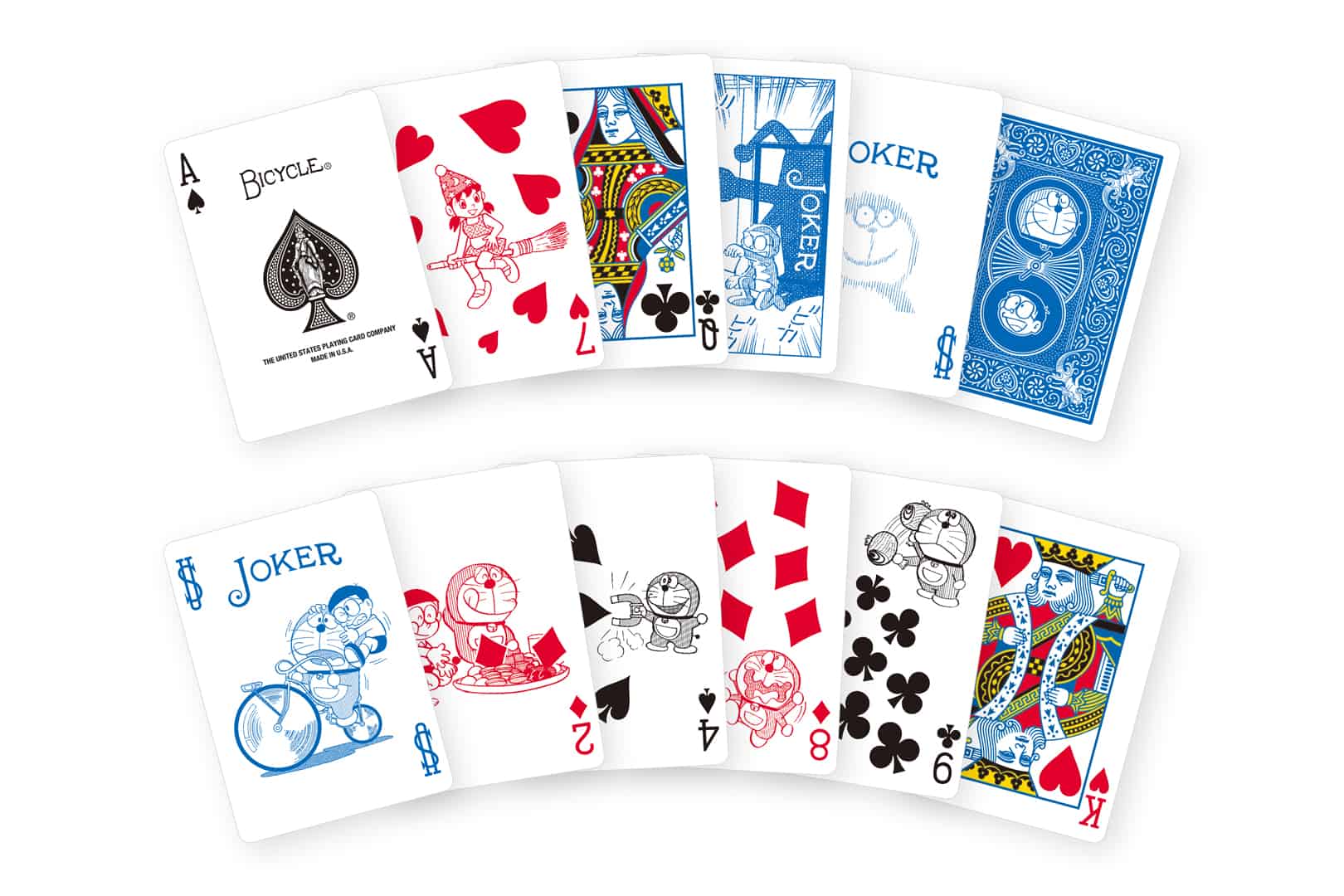 Bicycle Doraemon Playing Cards – Rare Playing Cards