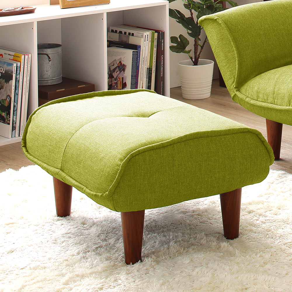 日本製 ポケットコイル オットマン単品/置き場所を選ばないコンパクト