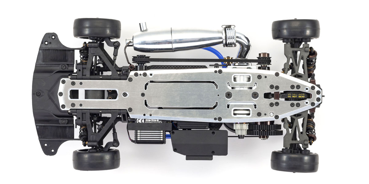 京商V-one エンジンカーシャーシ、パーツ取り用シャーシセット 京商V