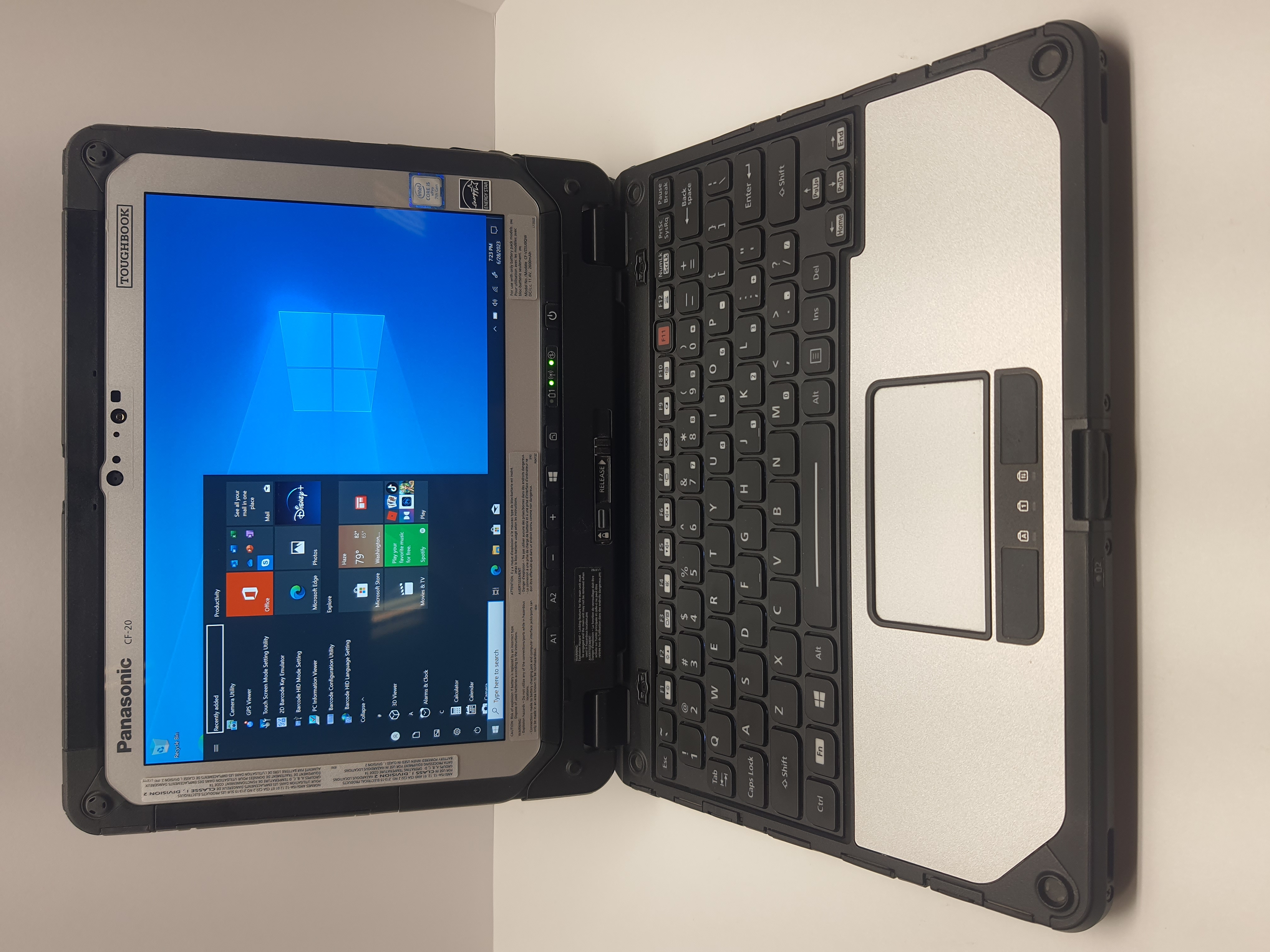 Panasonic Toughbook CF-20 MK2 i5 16gb 256gb Dual Batt LTE 2D Laser