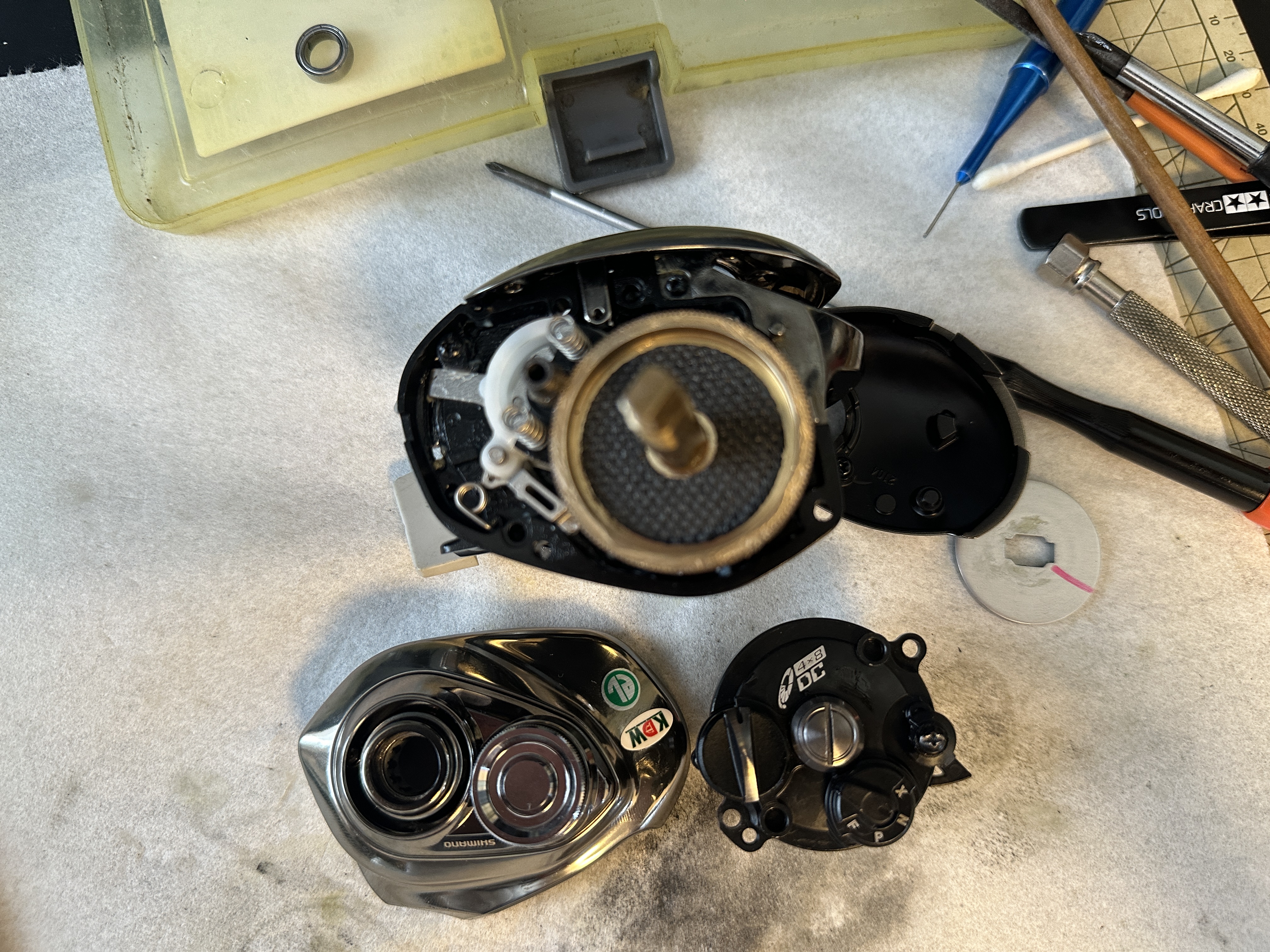 21アンタレスDC オーバーホール ＜ハンドルが固着、スプールが回転