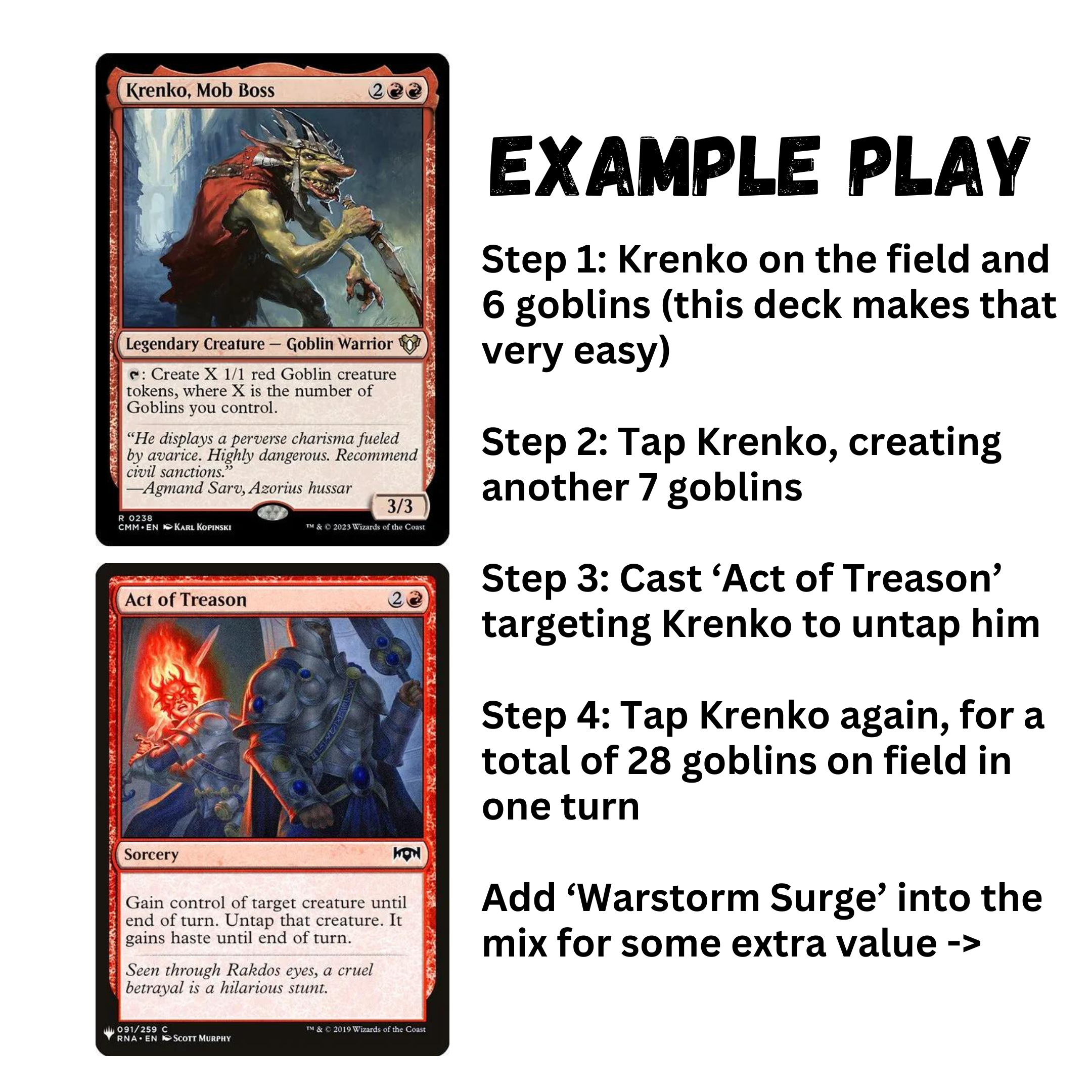 Krenko, Mob Boss - EDH Deck