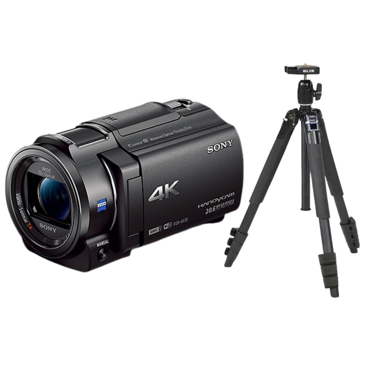SONY（ソニー）FDR-AX30 4K対応ビデオカメラ＋三脚セット | カメラ