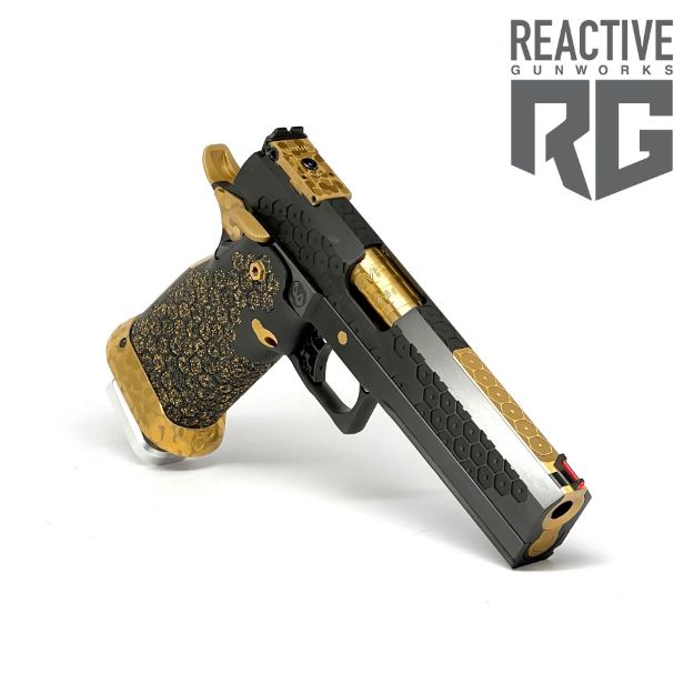 SVI Infinity IED 1911 9mm Gold/Black | Reactive Gunworks