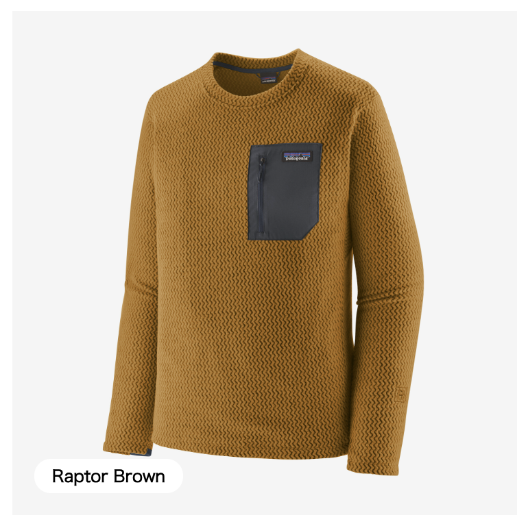 Patagonia M's R1 Air Crew – Raptor Brown | real surf shop