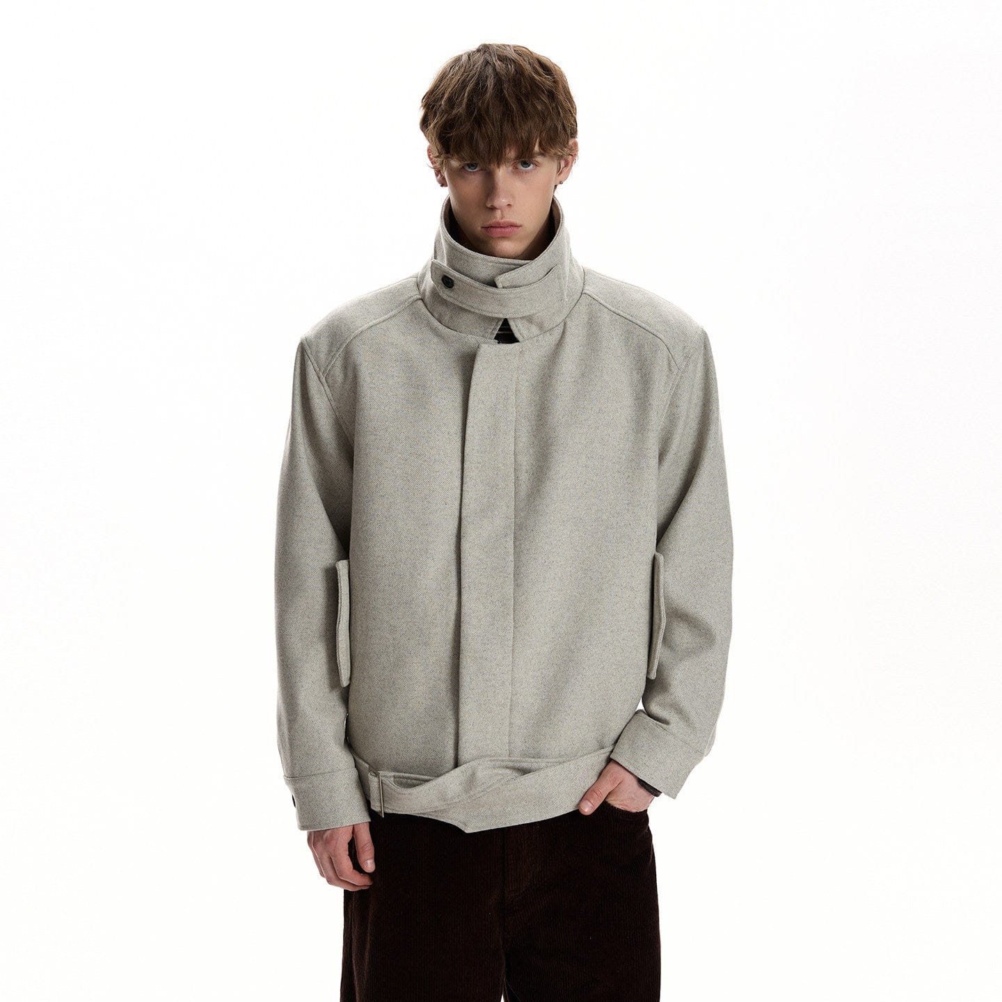 RT No. 10042 LEATHER ZIP-UP JACKET – REALTAKAI