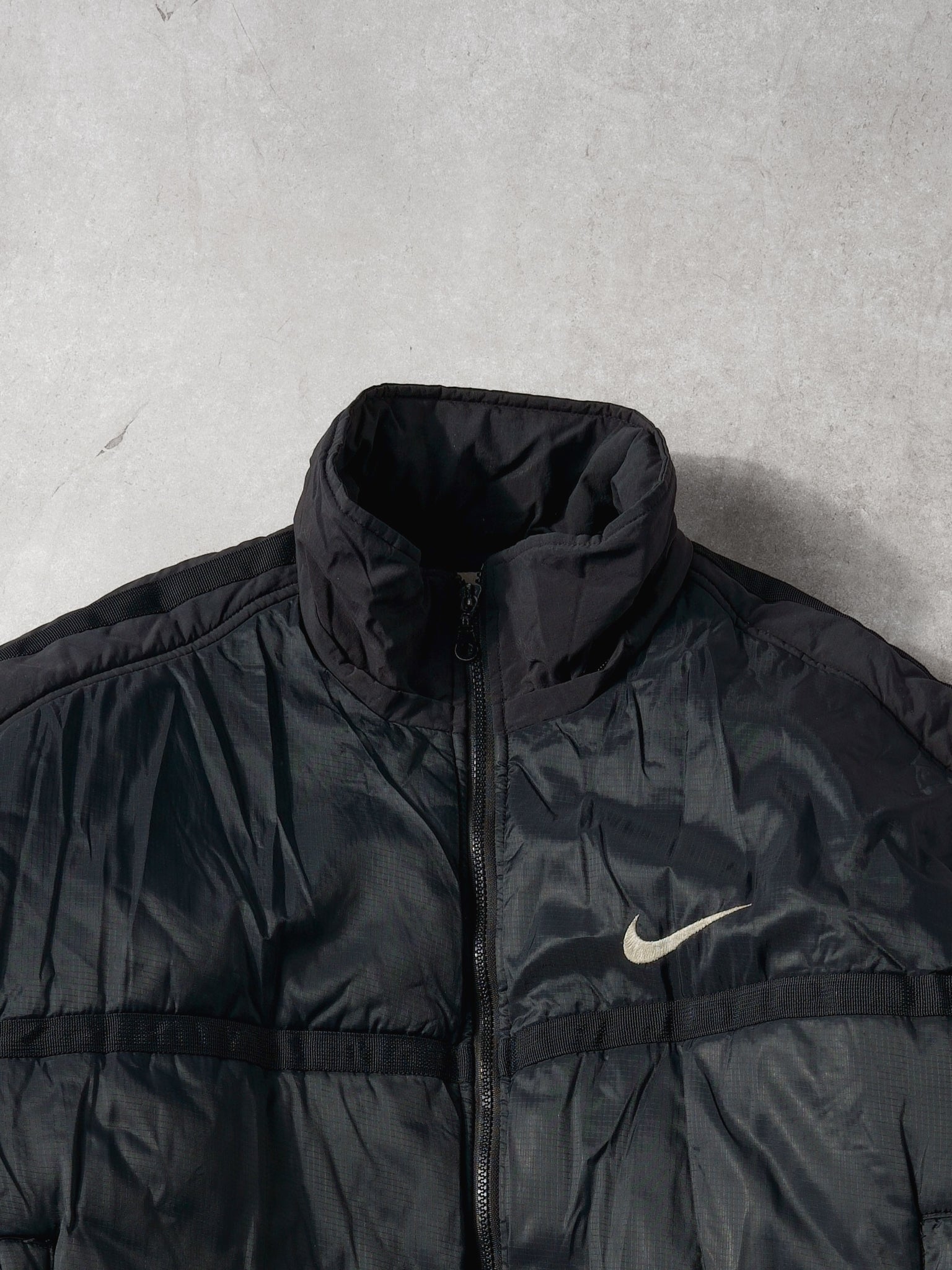 Vintage 90s Black Nike Winter Puffer Jacket (XL/XXL) – Rebalance