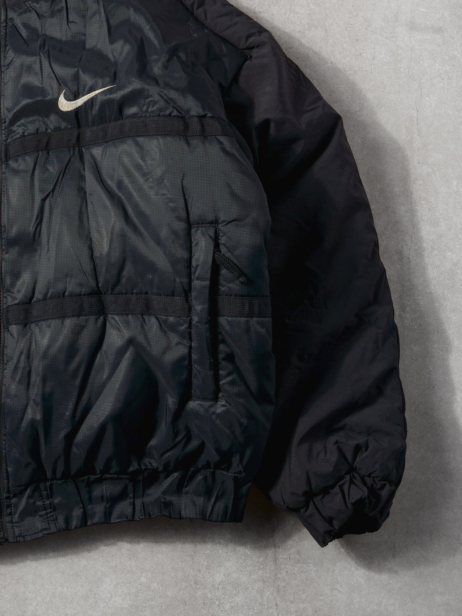 Vintage 90s Black Nike Winter Puffer Jacket (XL/XXL) – Rebalance