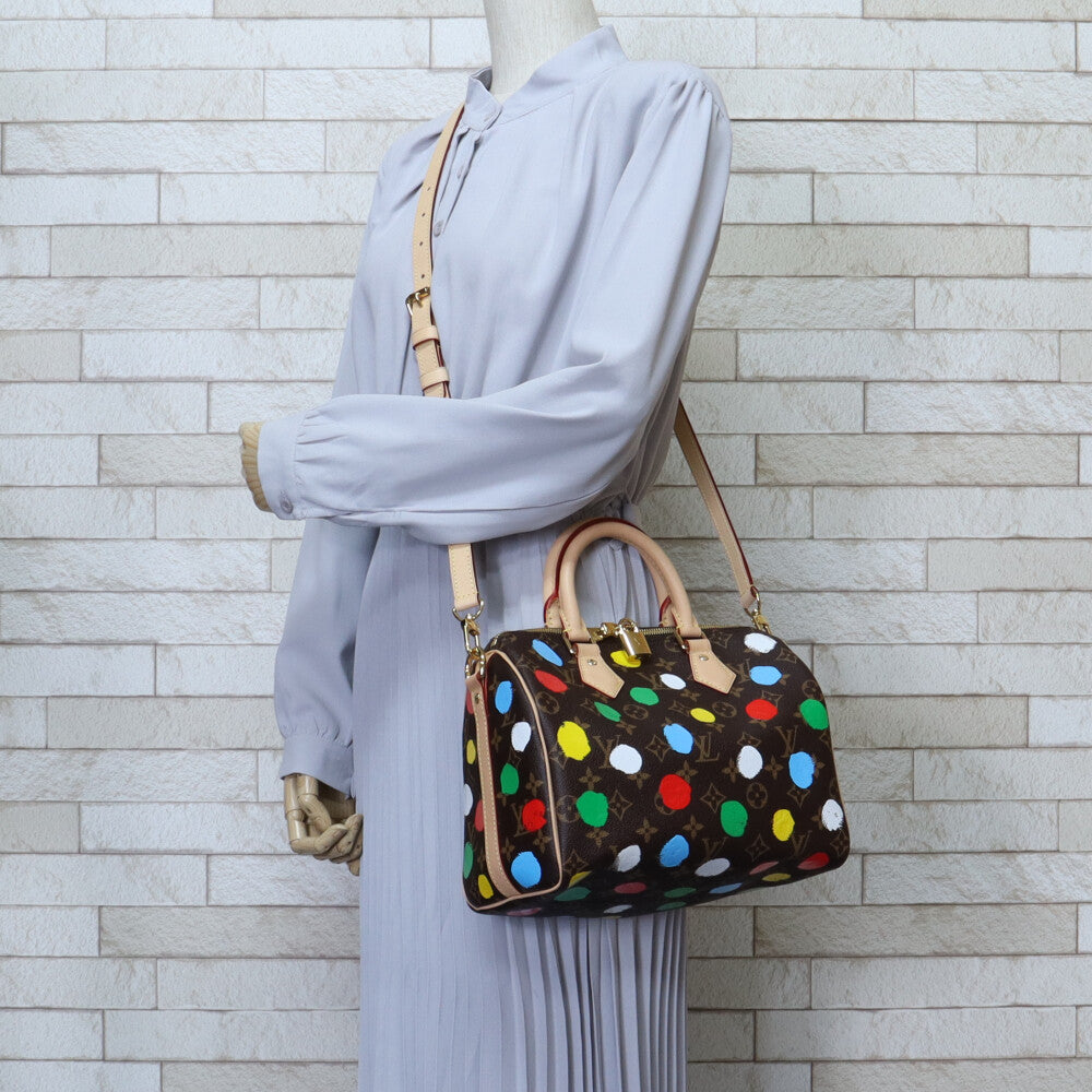LOUIS VUITTON Speedy Bandouliere 25 Yayoi Kusama Collaboration