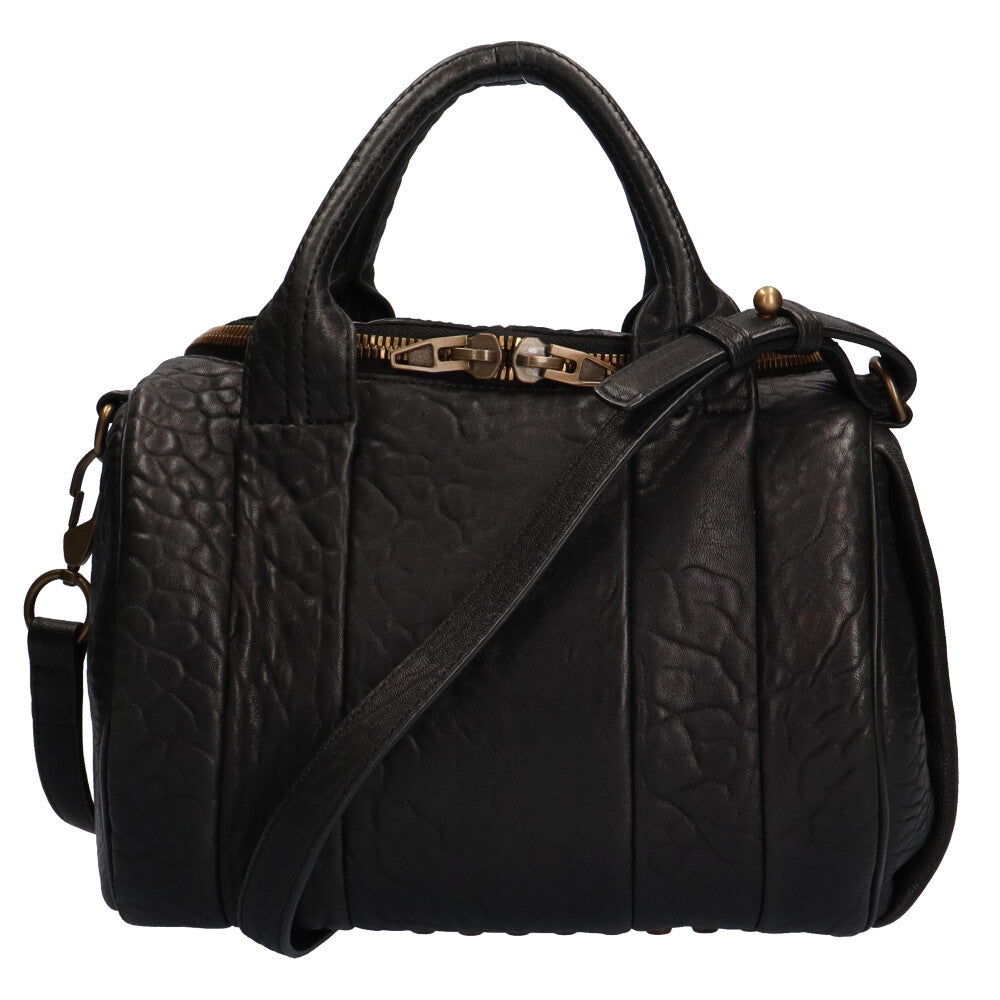 Alexander Wang Rocky Shoulder Bag Leather Black Women's Used