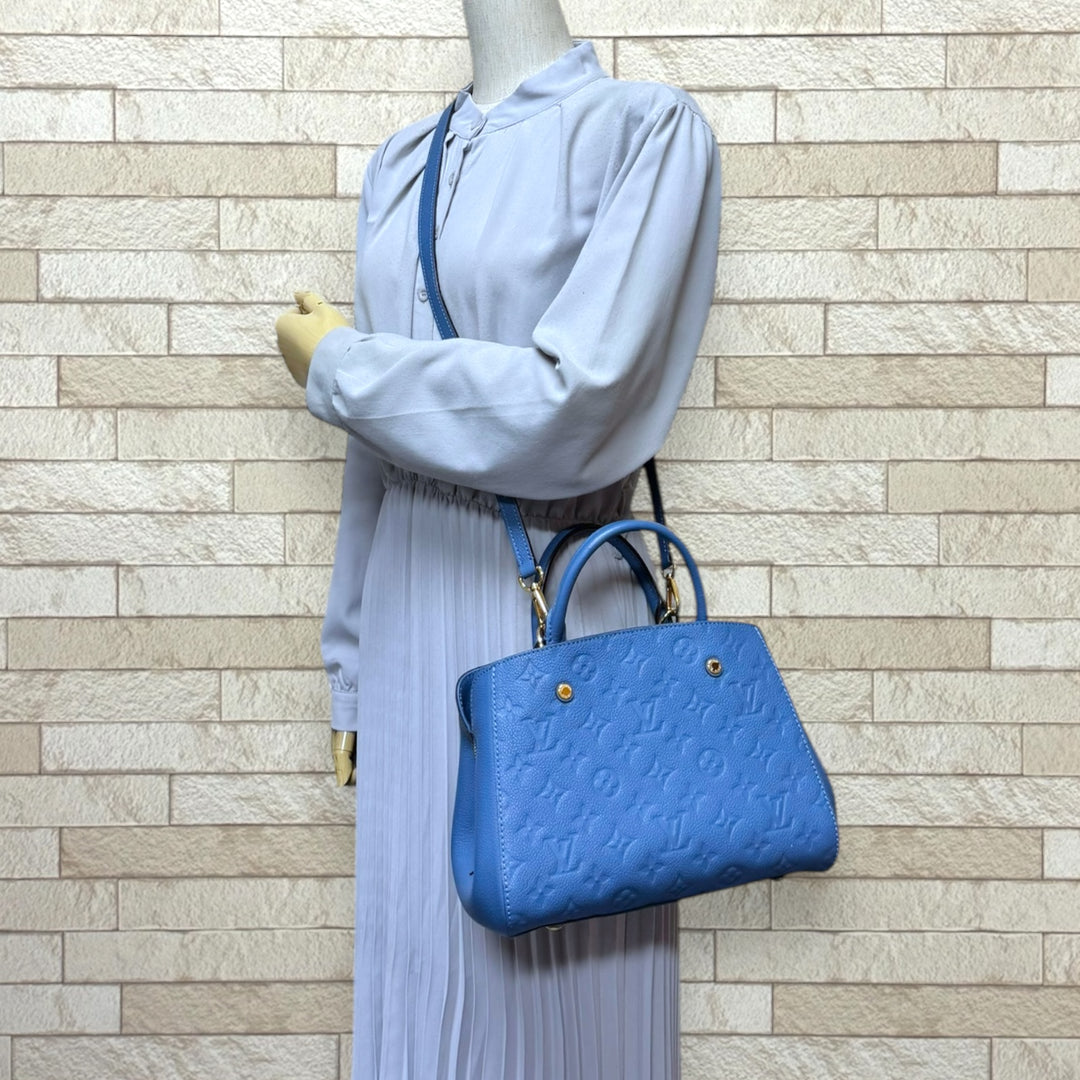 LOUIS VUITTON ルイヴィトン モンテーニュBB モノグラムアンプラント