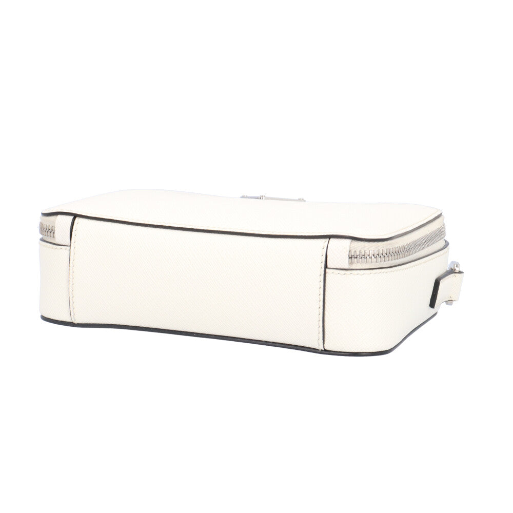 PRADA プラダ ショルダーバッグ レザー ホワイト レディース 中古