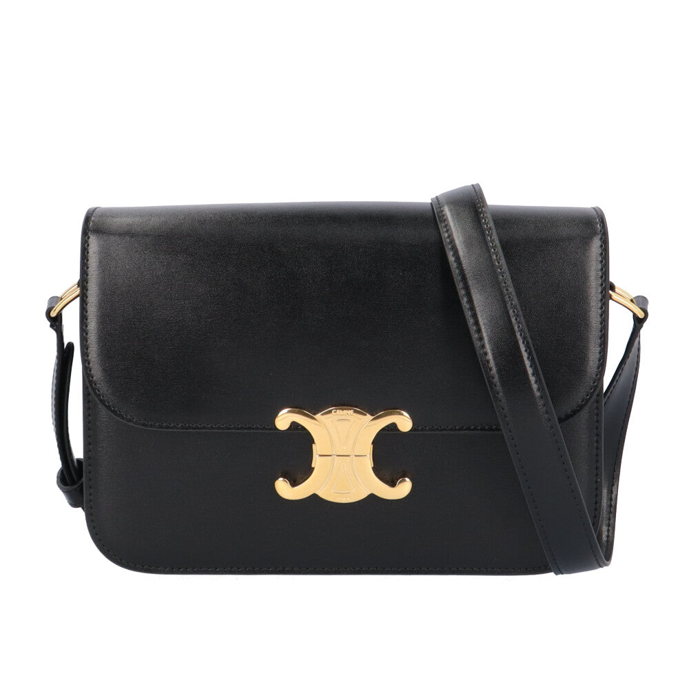 CELINE セリーヌ クラシックトリオンフ ショルダーバッグ レザー