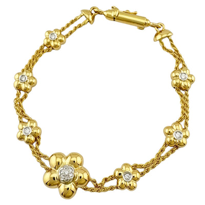 Ponte Vecchio ポンテヴェキオ ブレスレット 18金 K18イエローゴールド