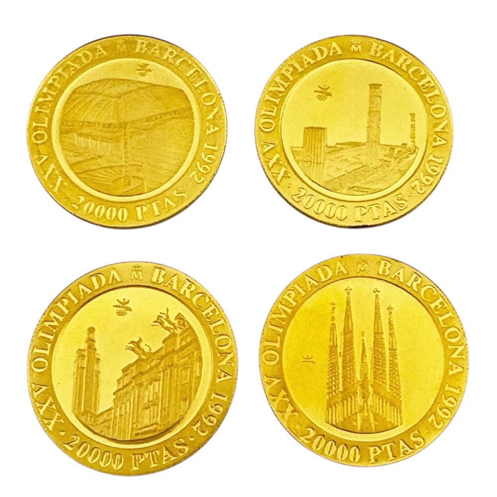 1992年 スペイン バルセロナオリンピック記念コインセット 20000ペセタ
