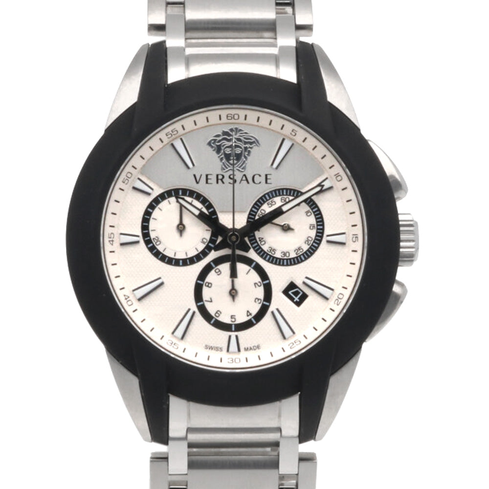 VERSACE ヴェルサーチ メデューサ クロノグラフ 腕時計 ステンレス