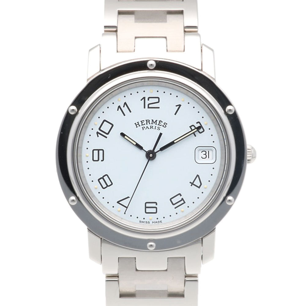 HERMES エルメス クリッパー 腕時計 ステンレススチール CL6.710
