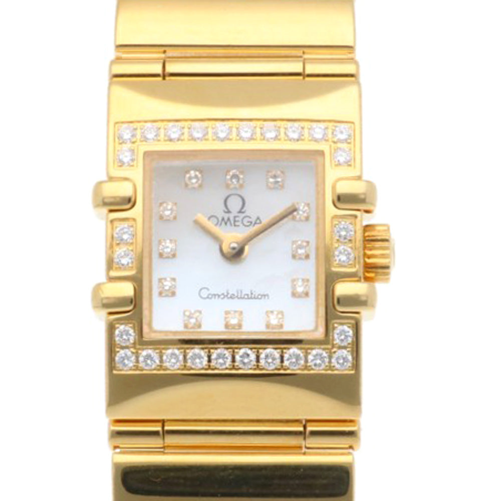 OMEGA オメガ コンステレーション クアドラ 腕時計 18金 K18イエロー