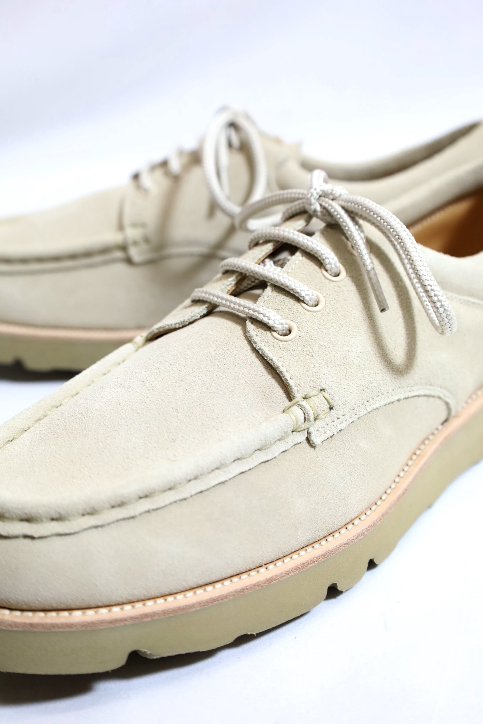 Marbot / MOCCASIN SHOES - BEIGE SUEDE – redtriangle