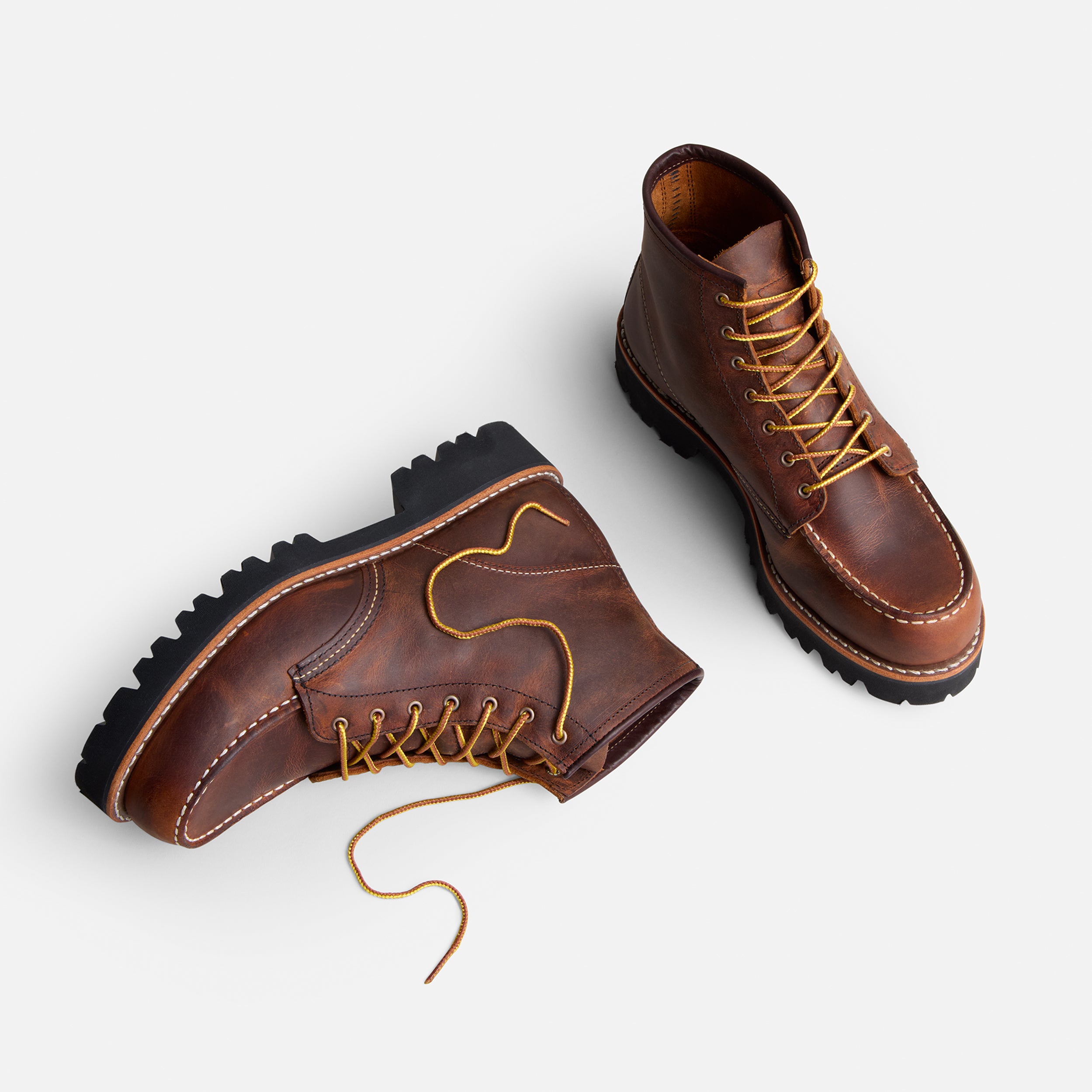 3498 Porter Moc Toe Copper Rough & Tough – Red Wing Amsterdam