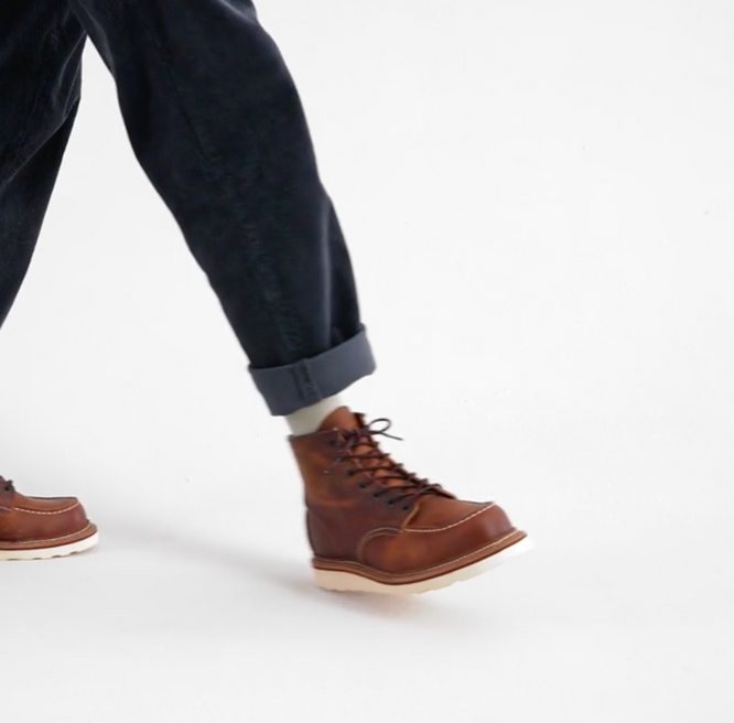 Red Wing 1907 Moc Toe Copper Rough & Tough Heritage Boot – Red