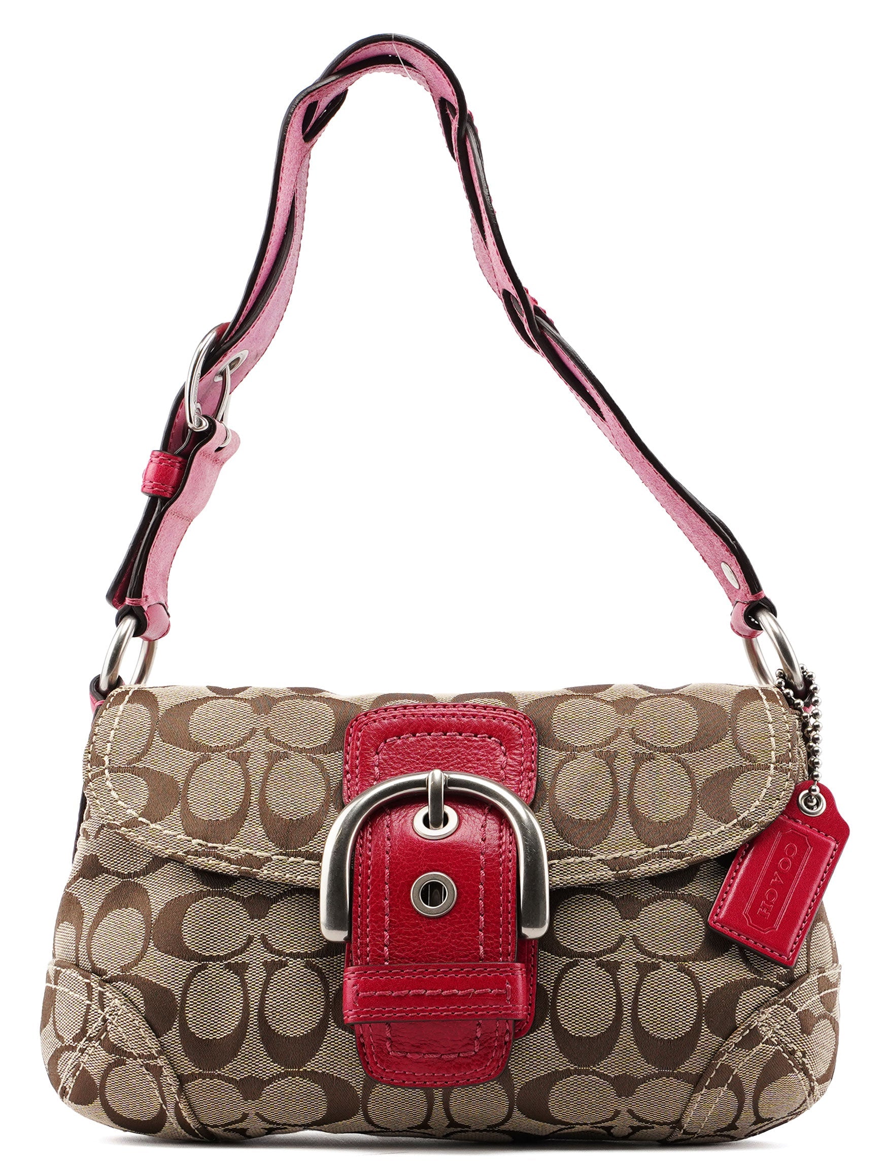 Coach 11860 Beige Pink Signature C Soho Shoulder Bag – Rediscover
