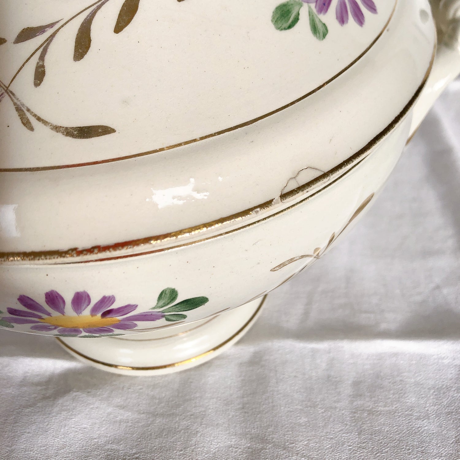 LUNEVILLE リュネビル スーピエール 花柄 フランスアンティーク食器