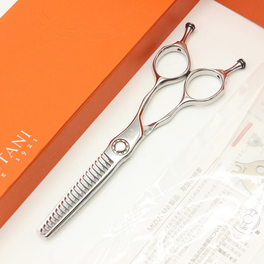 専用 MIZUTANI セニングシザー オレンジケース付き MIZUTANI シザー