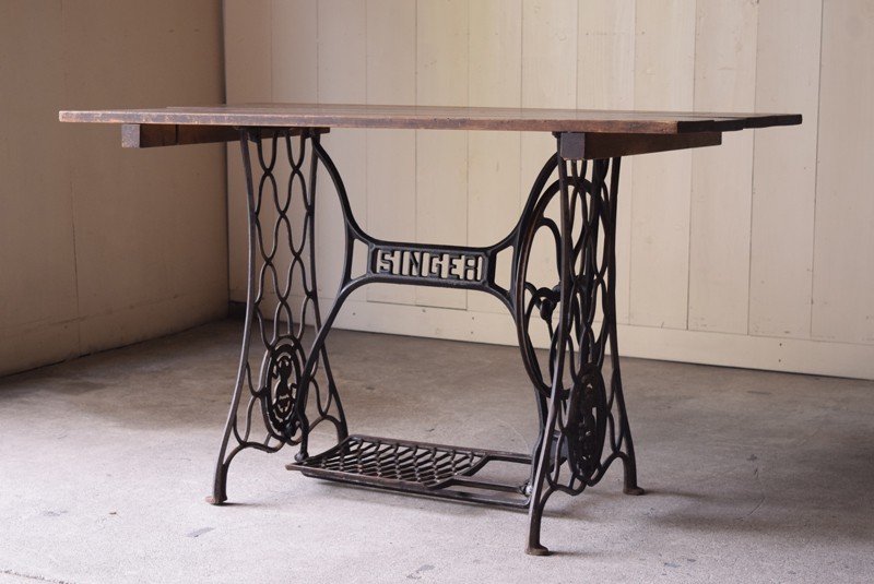 SINGER ミシン脚 ダイニングテーブル | REFACTORY antiques
