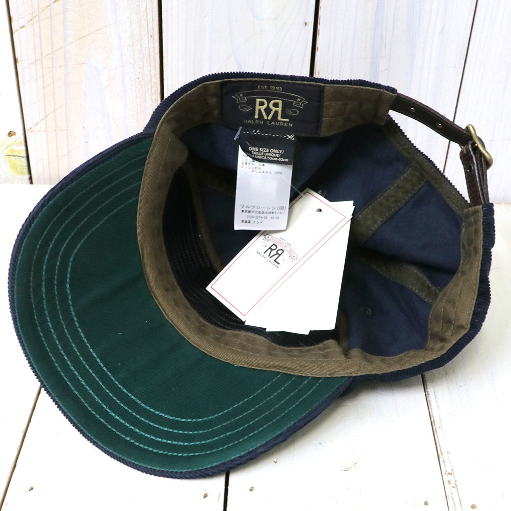 Double RL (ダブル アール エル) : LEATHER PATCH CORDUROY TRUCKER