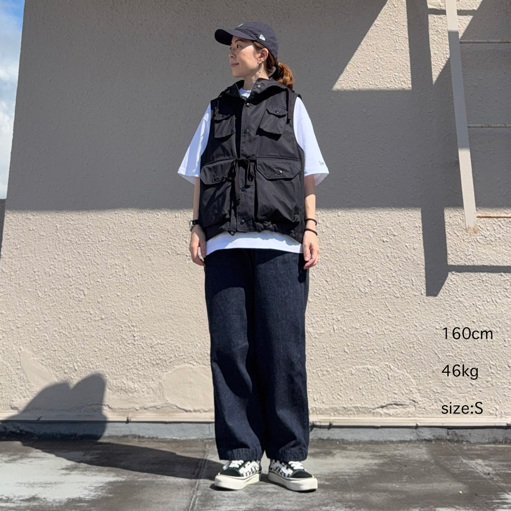 ENGINEERED GARMENTS : Field Vest-Cotton Ventile Twill (Dk.Navy