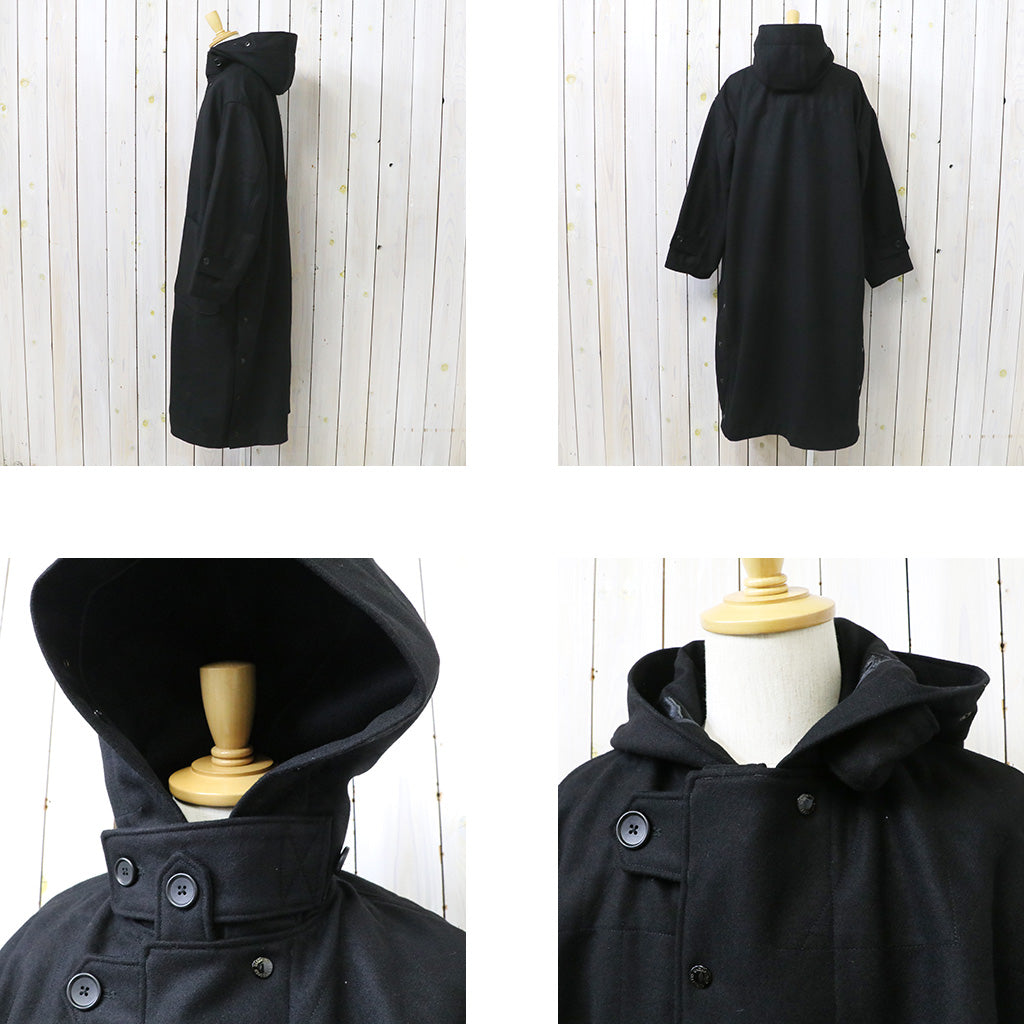 ENGINEERED GARMENTS : Duffle Coat-24oz Wool Melton (Black
