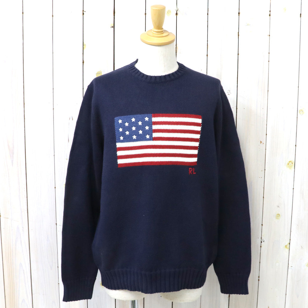 POLO RALPH LAUREN『アイコニック フラッグ セーター』(NAVY) – Reggieshop