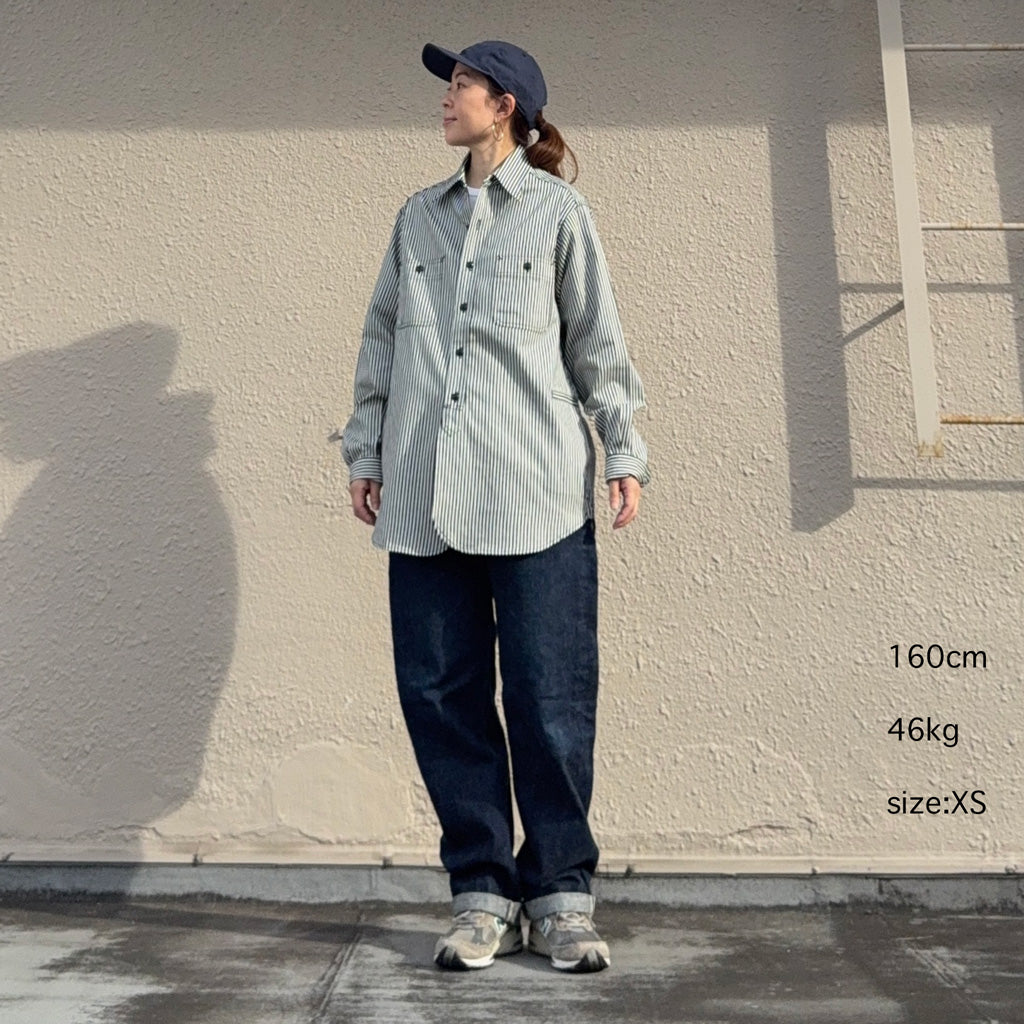 SASSAFRAS (ササフラス) : GARDENING AT NIGHT SHIRT(6oz HICKORY