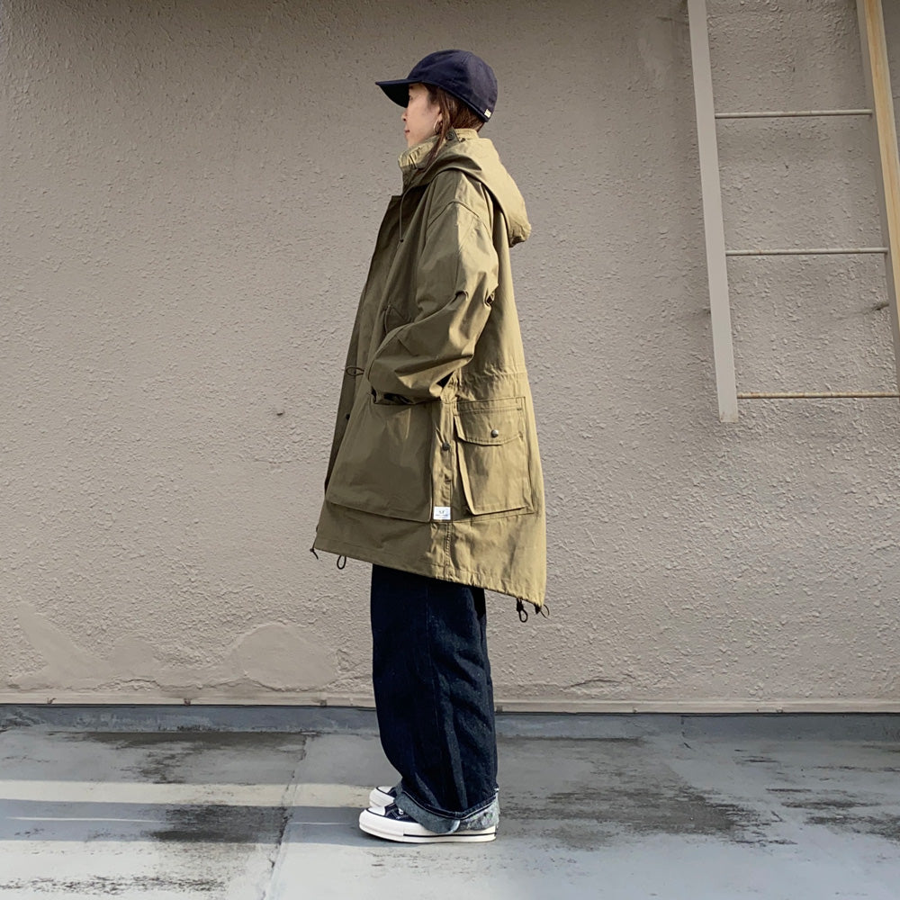 SASSAFRAS『DIGS CREW COAT(C/CORDURA NYLON OXFORD)』(OLIVE