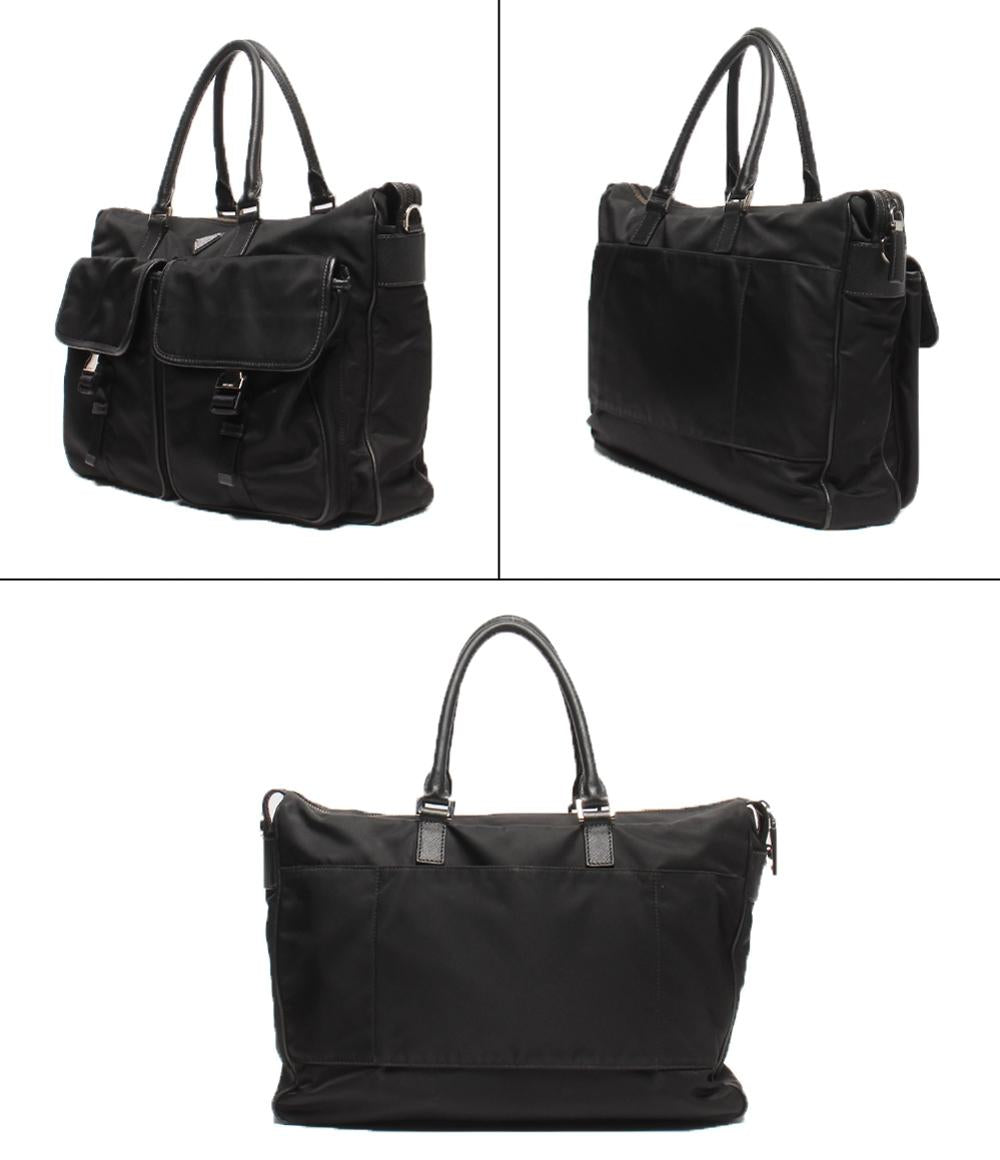 プラダ 2wayブリーフケース ビジネスバッグ ショルダーバッグ 斜め掛け