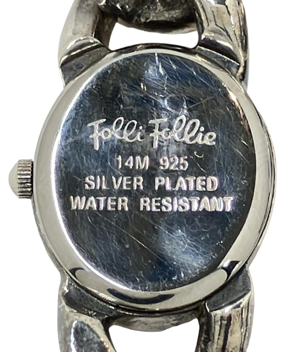 フォリフォリ 腕時計 クオーツ ホワイト レディース Folli Follie