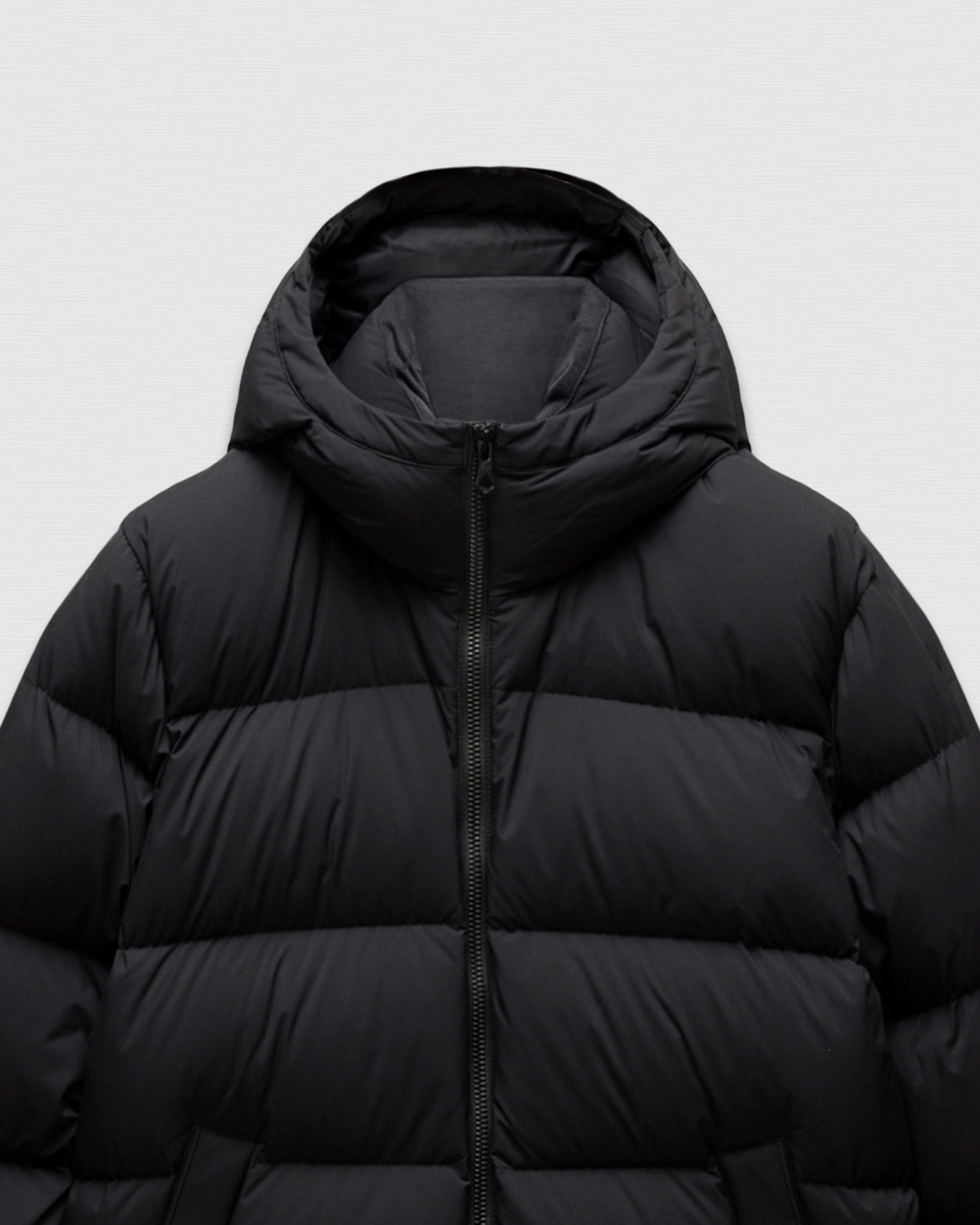 Matte Ripstop Franchise Hooded Down Jacket | Reigning Champ