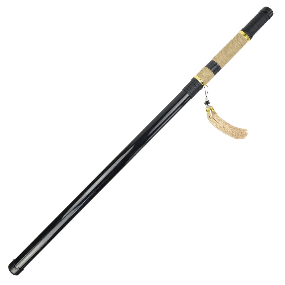木剣 直刀 コスプレ用 軽量模造刀 全長100cm 柄巻き 石突 | ミリタリー