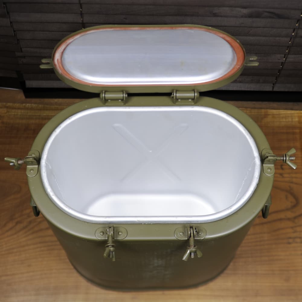 チェコ軍放出品 ミリタリーフードコンテナ 保温ボックス 約25L