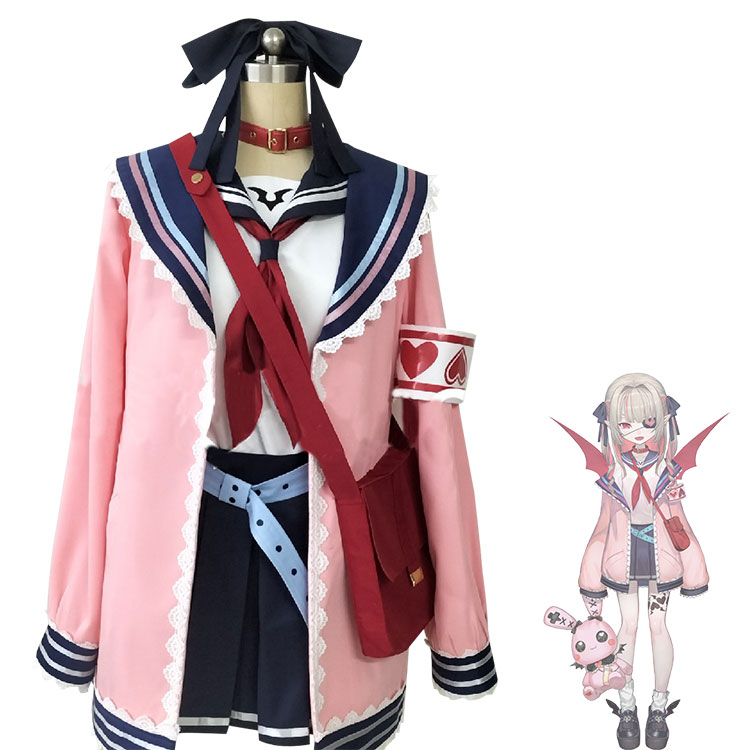 にじさんじ 魔界ノりりむ コスプレ衣装 セーラー服 - Costowns